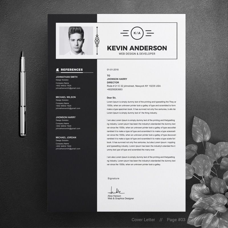 Kevin Anderson Resume Template - Features Image 4