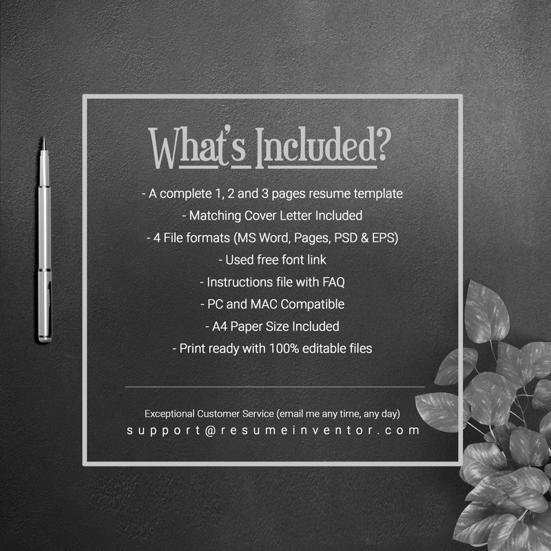 Kevin Anderson Resume Template - Features Image 6