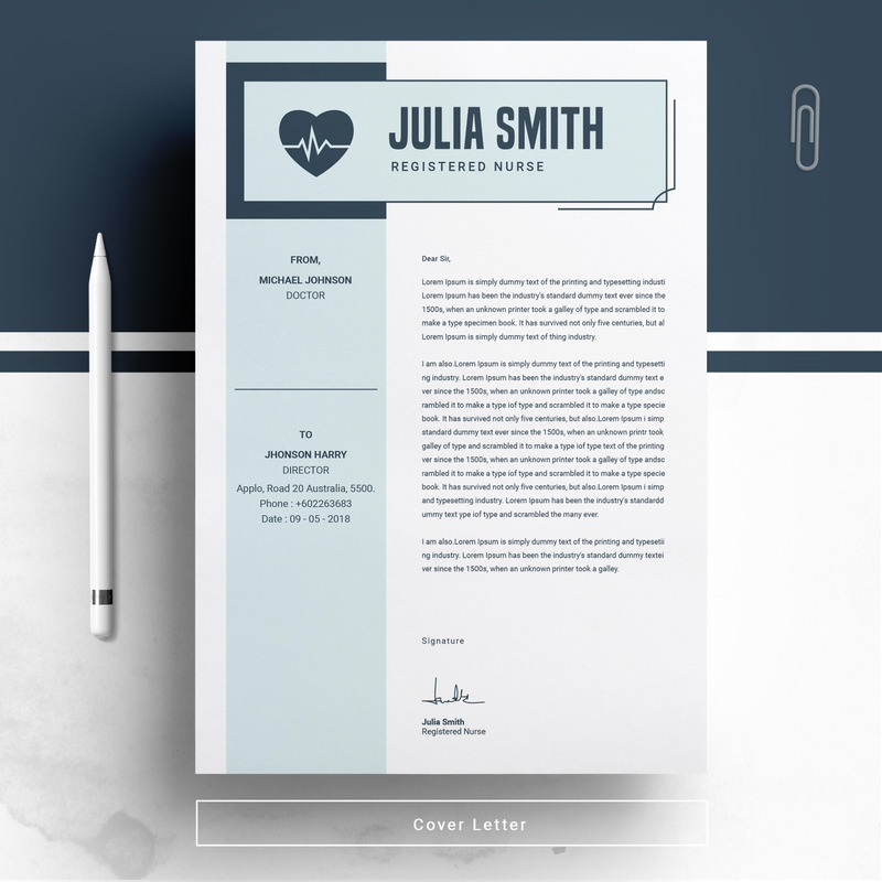 Nurse Julia Smith Resume Template - Features Image 3