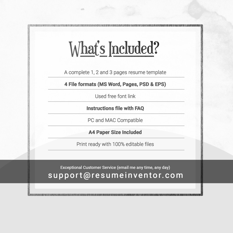 Clean & Creative Resume Template #74564 - TemplateMonster