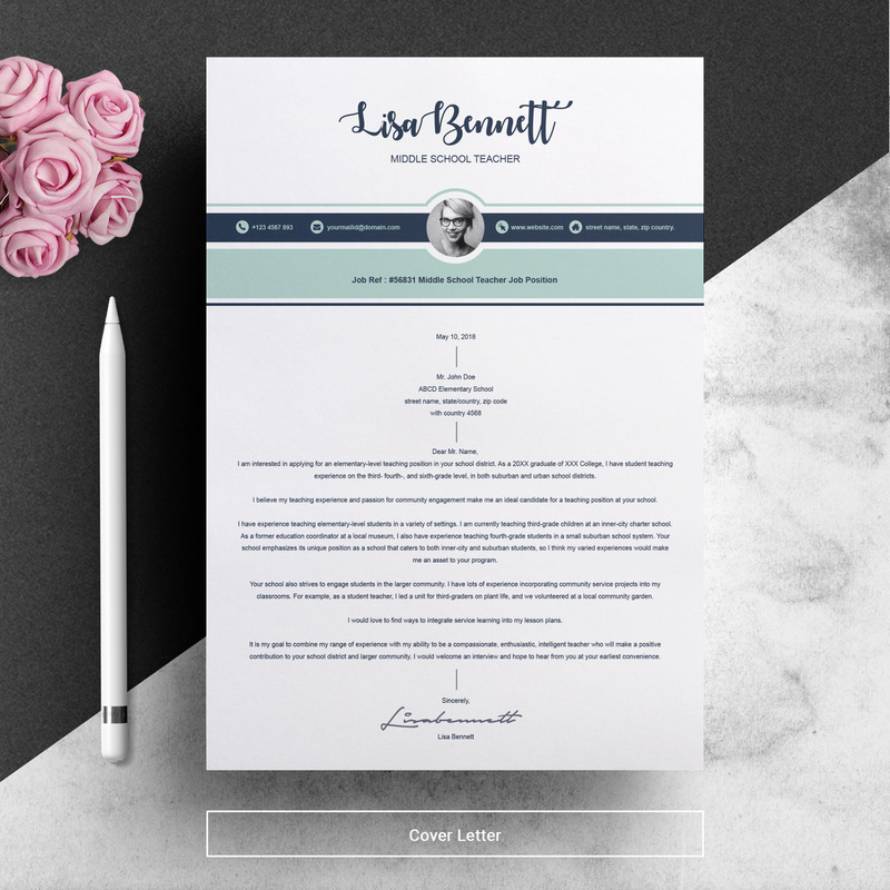 Teacher Resume Template - Features Image 3