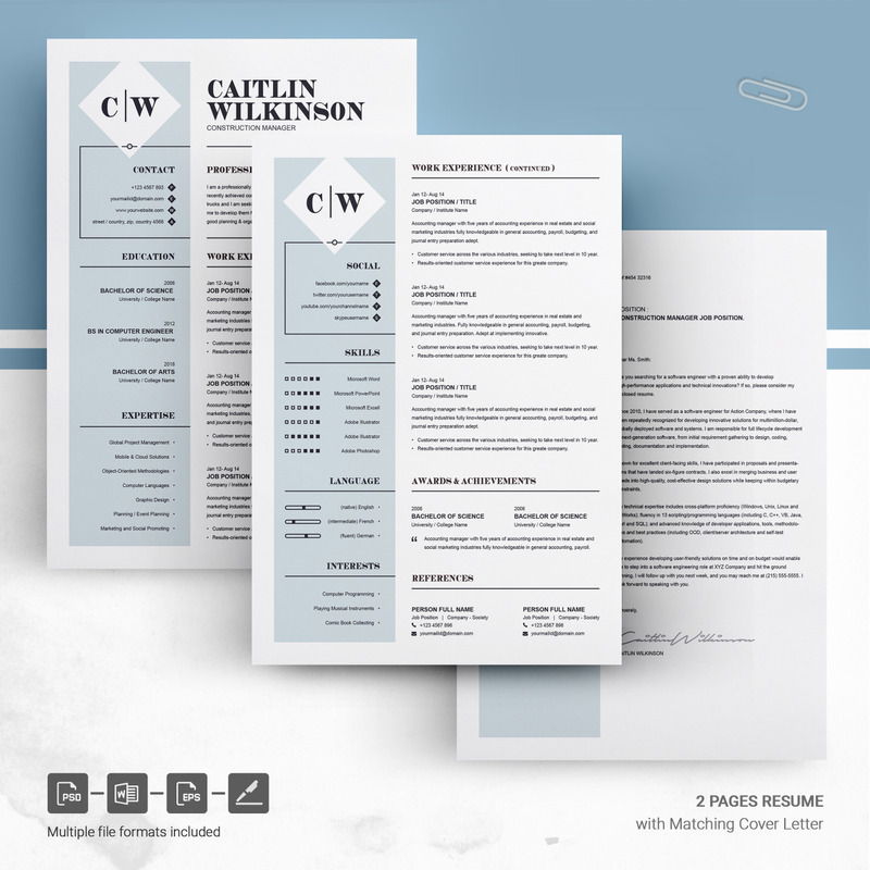 Wilkinson Resume Template - Features Image 4