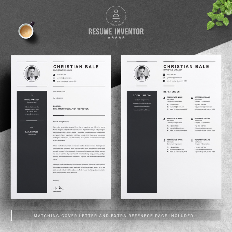 Christian Bale - Resume Template - Features Image 3