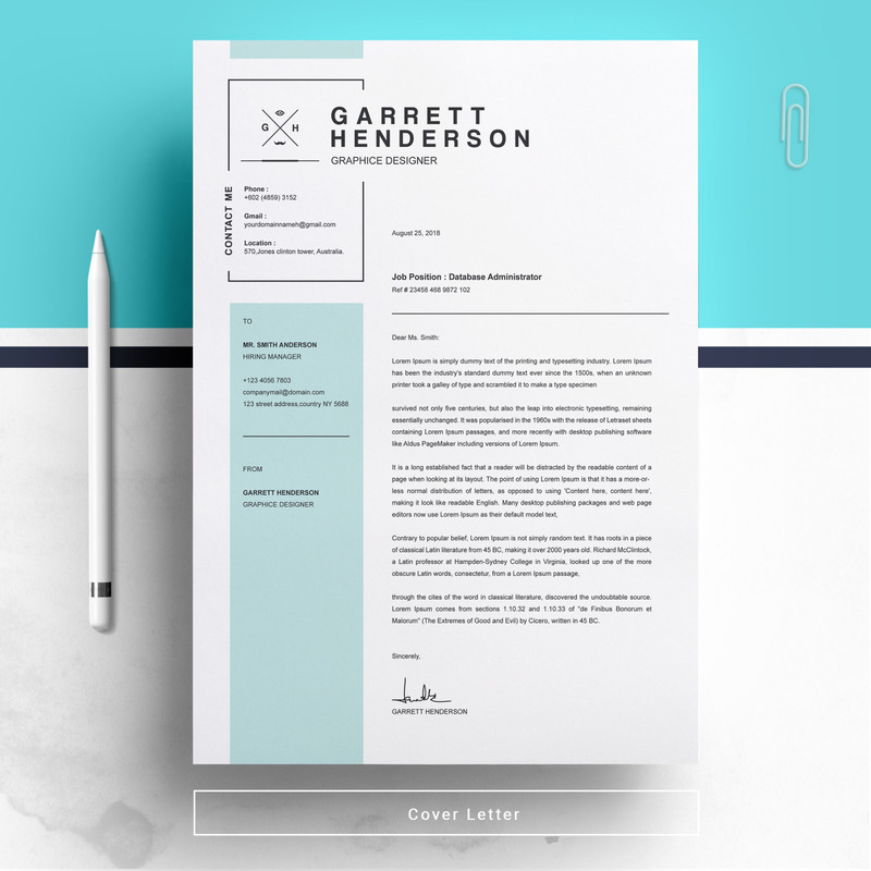 Garret Henderson Resume Template - Features Image 4