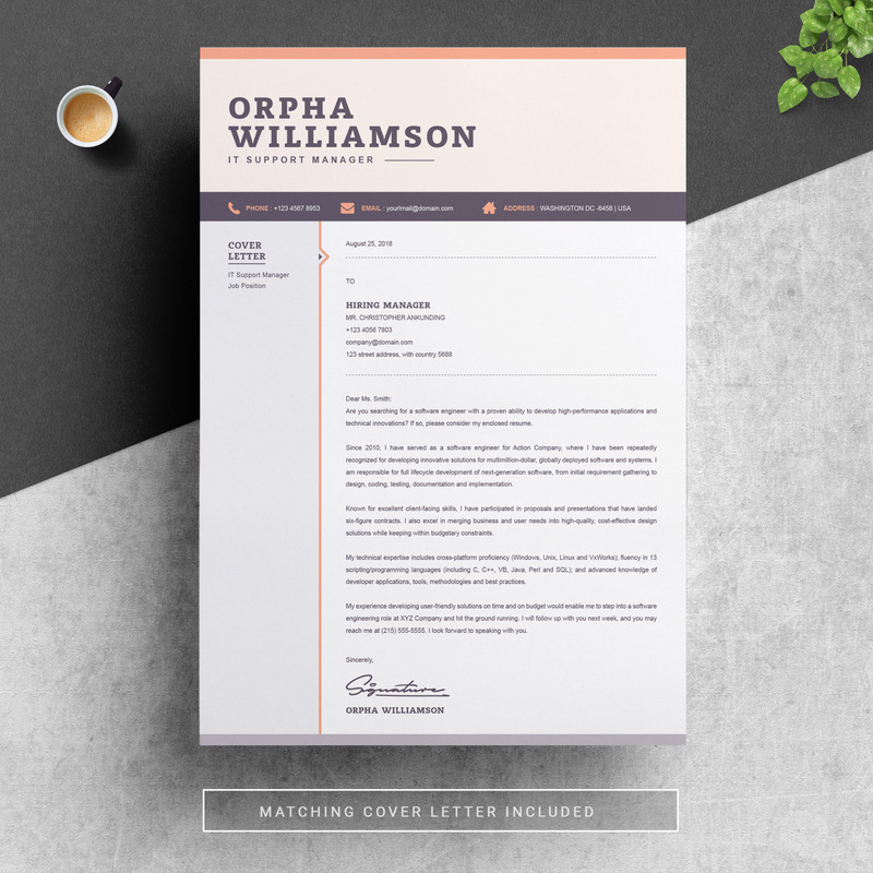 Szablon CV Orpha Williamson - Obraz funkcji 4