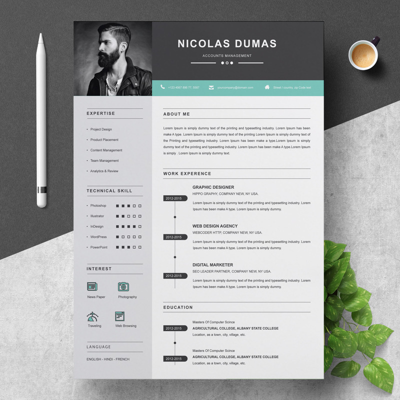 Nicolas Dumas Resume Template - Features Image 1