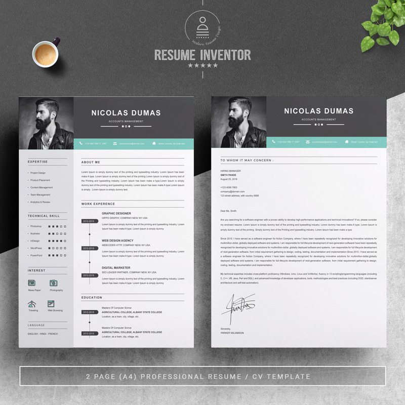 Nicolas Dumas Resume Template - Features Image 2