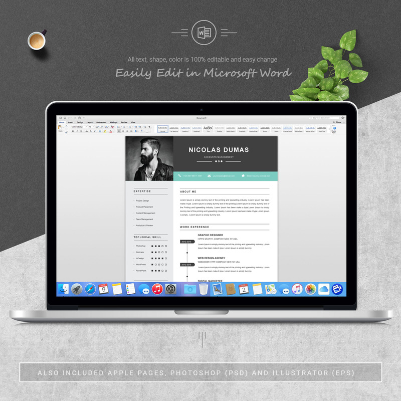 Nicolas Dumas Resume Template - Features Image 4