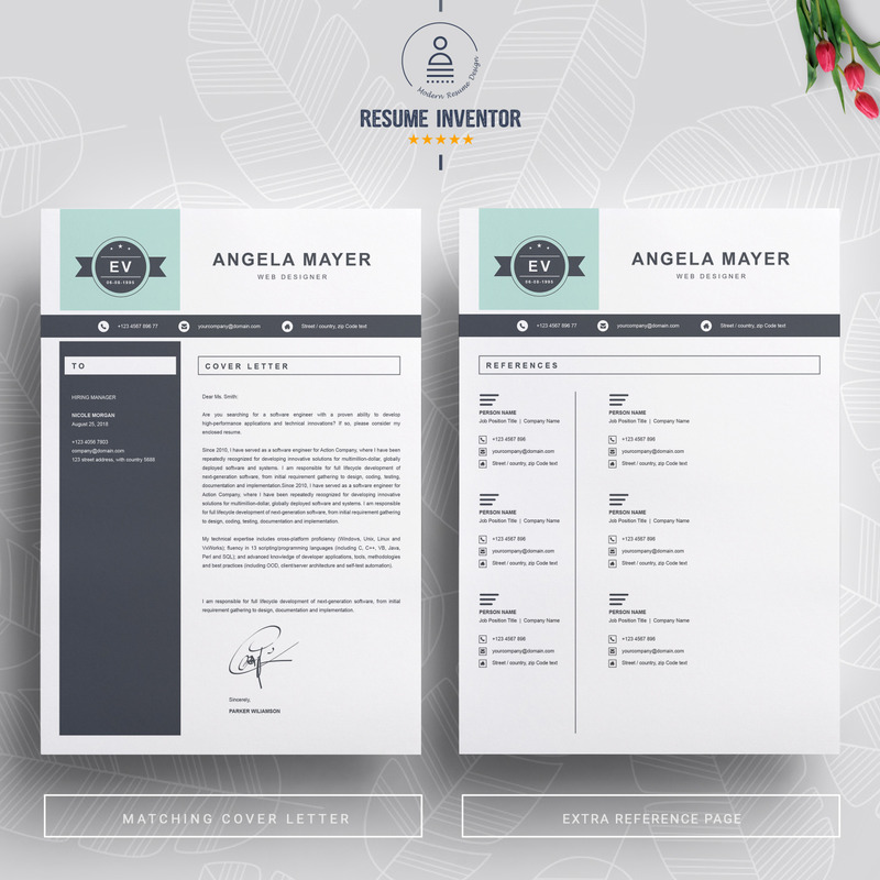Angela Resume Template - Features Image 3