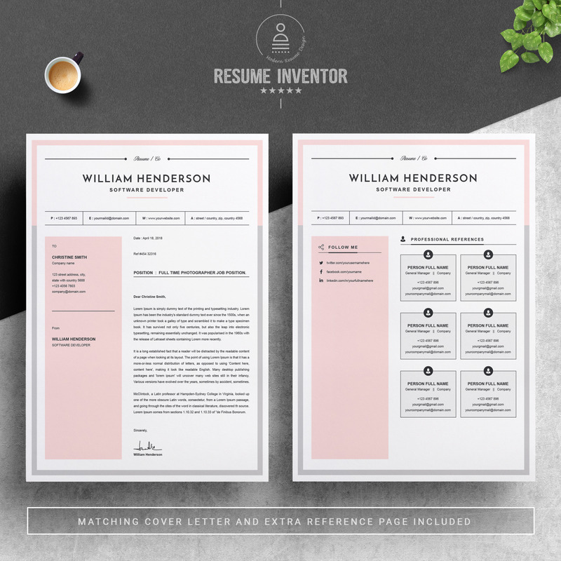 William Resume Template - Features Image 3