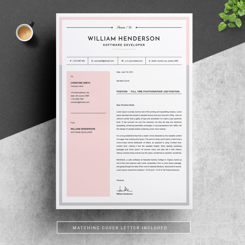 William Resume Template - Features Image 4