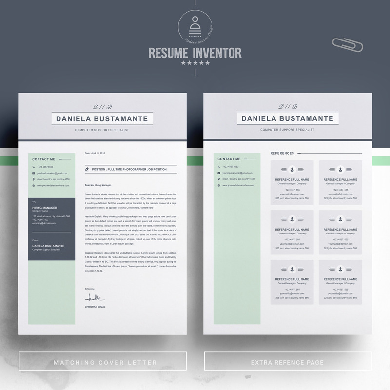 Daniela Resume Template - Features Image 3