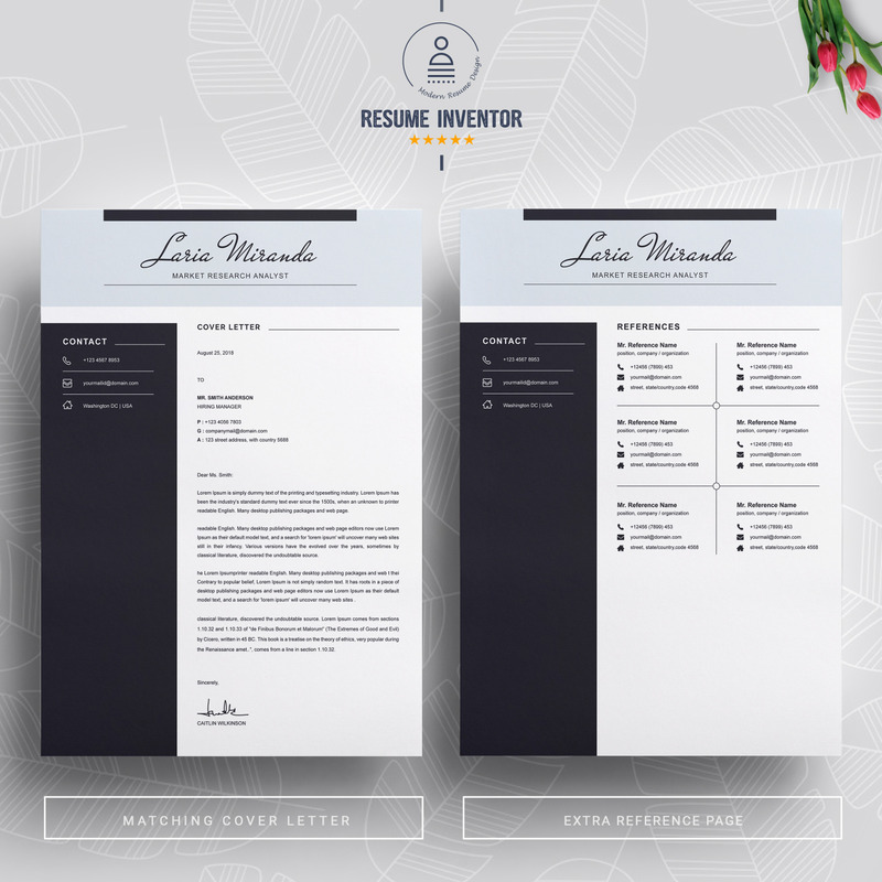 Laria Resume Template - Features Image 3