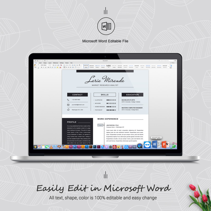 Laria Resume Template - Features Image 5