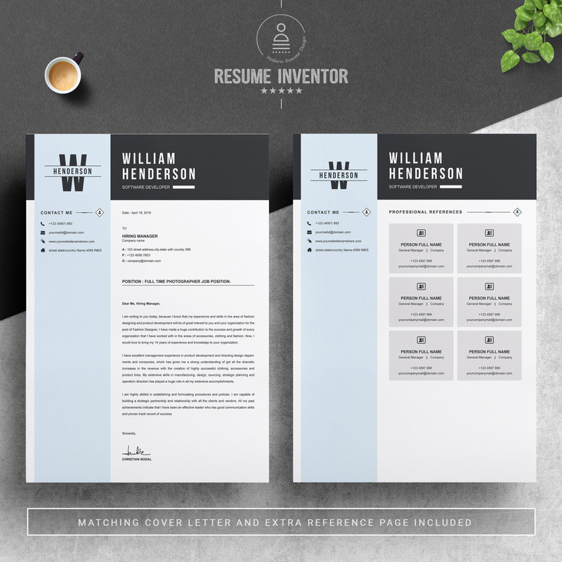 Henderson Resume Template - Features Image 3