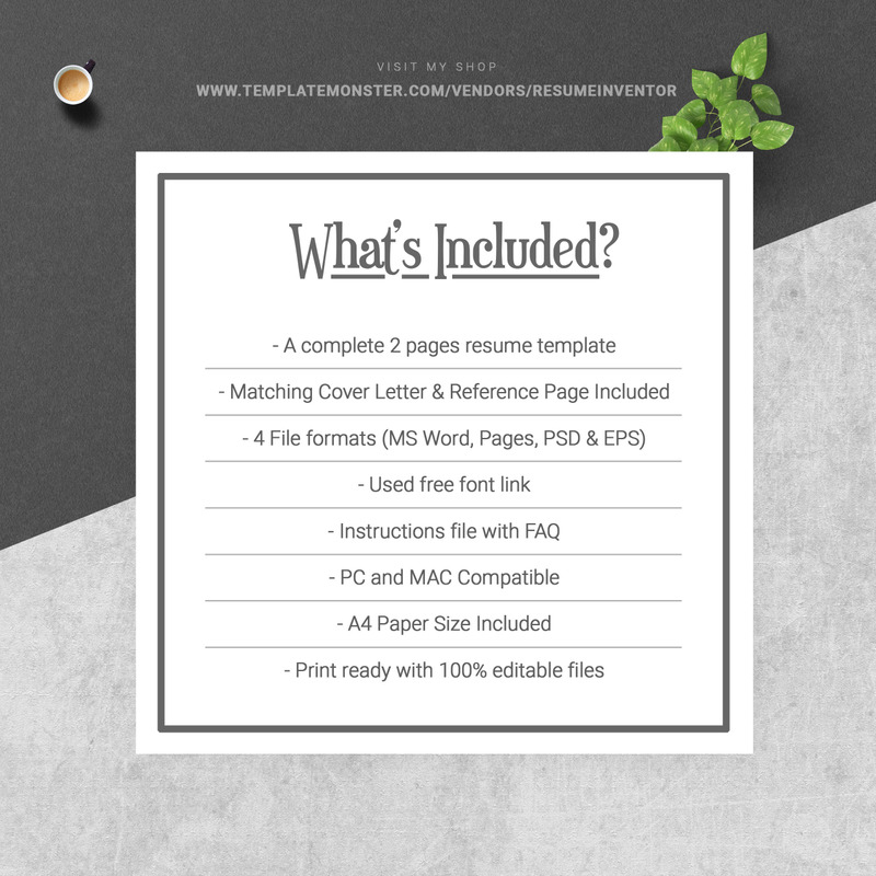 Henderson Resume Template - Features Image 6
