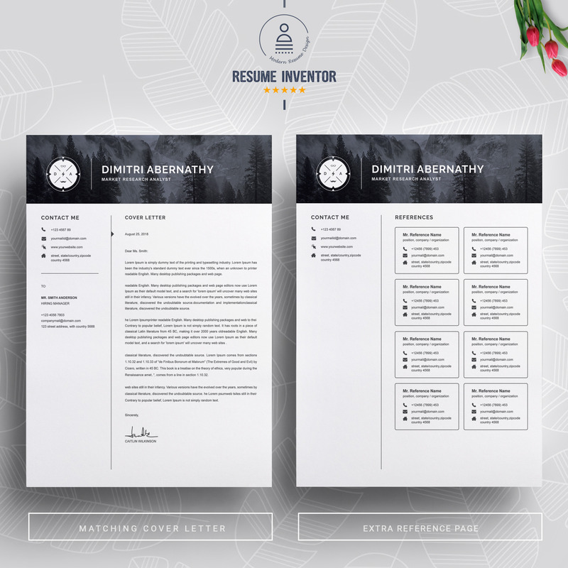 Abarnathy Resume Template - Features Image 3