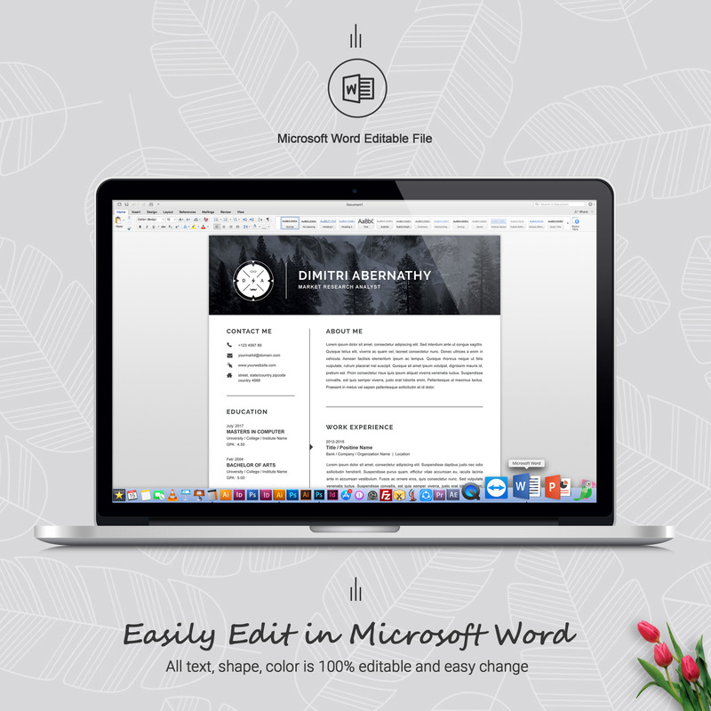 Abarnathy Resume Template - Features Image 5