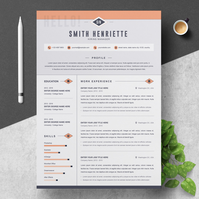 Smith Resume Template #79279 - TemplateMonster