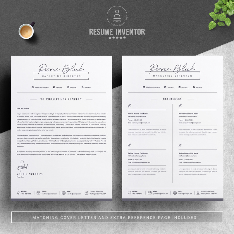 Price Blick Resume Template - Features Image 3
