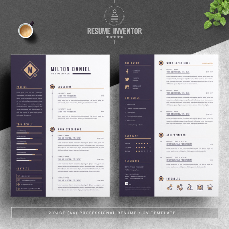 Daniel Resume Template - Features Image 2