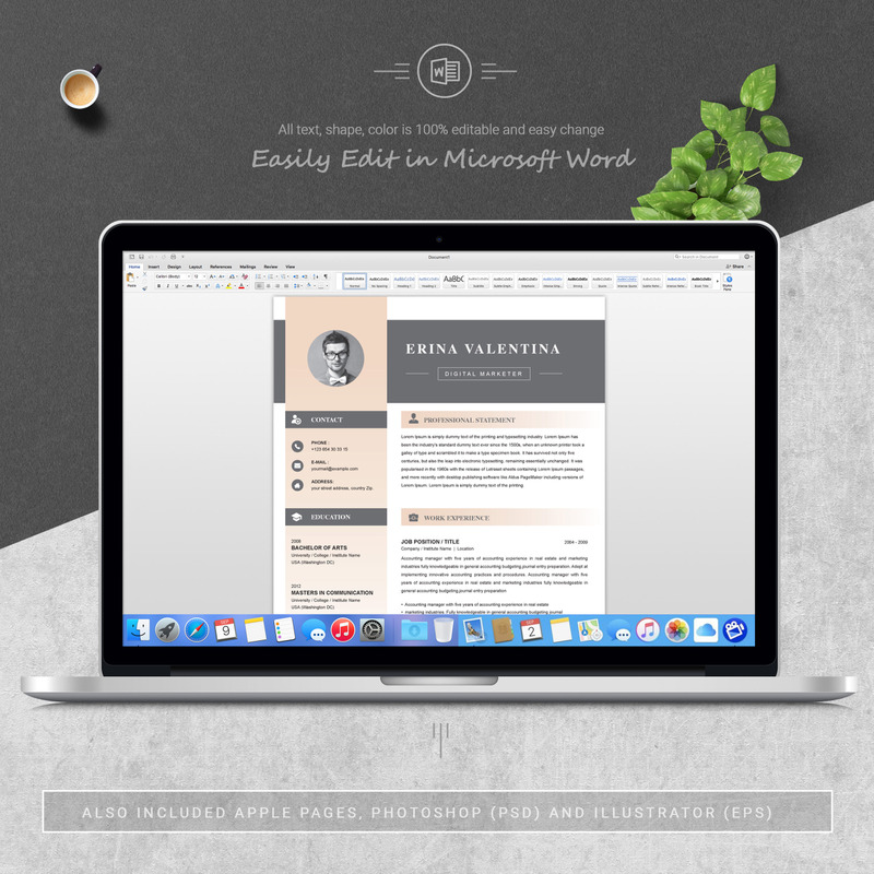 Erina Resume Template - Features Image 6