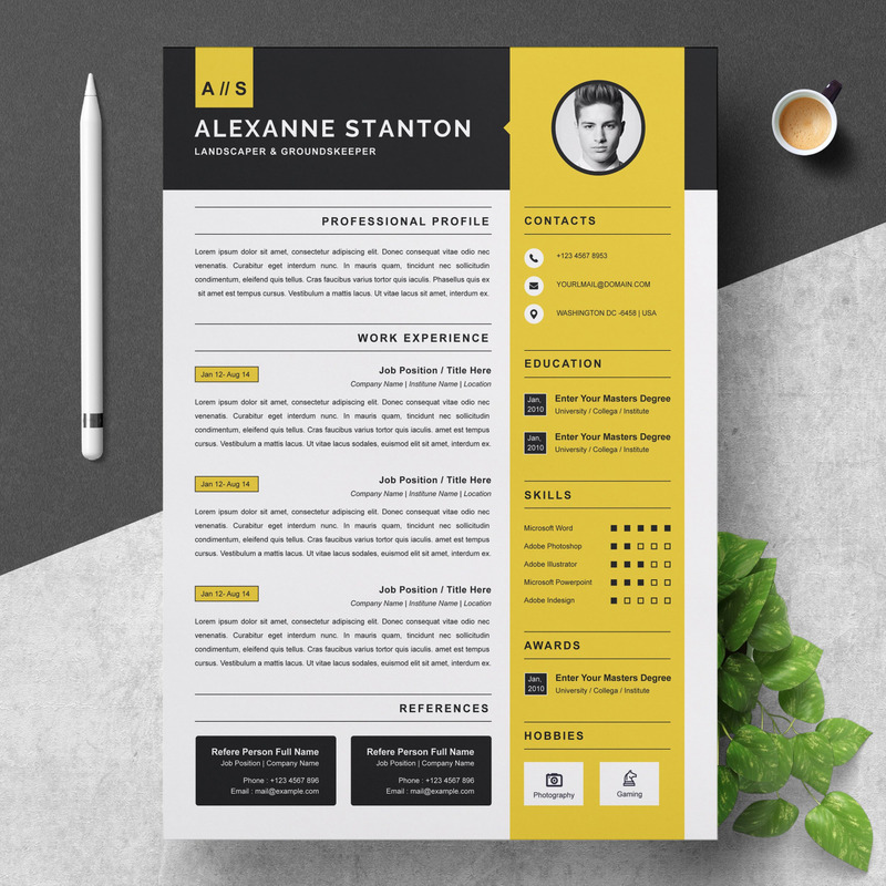 Alexanne Resume Template - Features Image 1