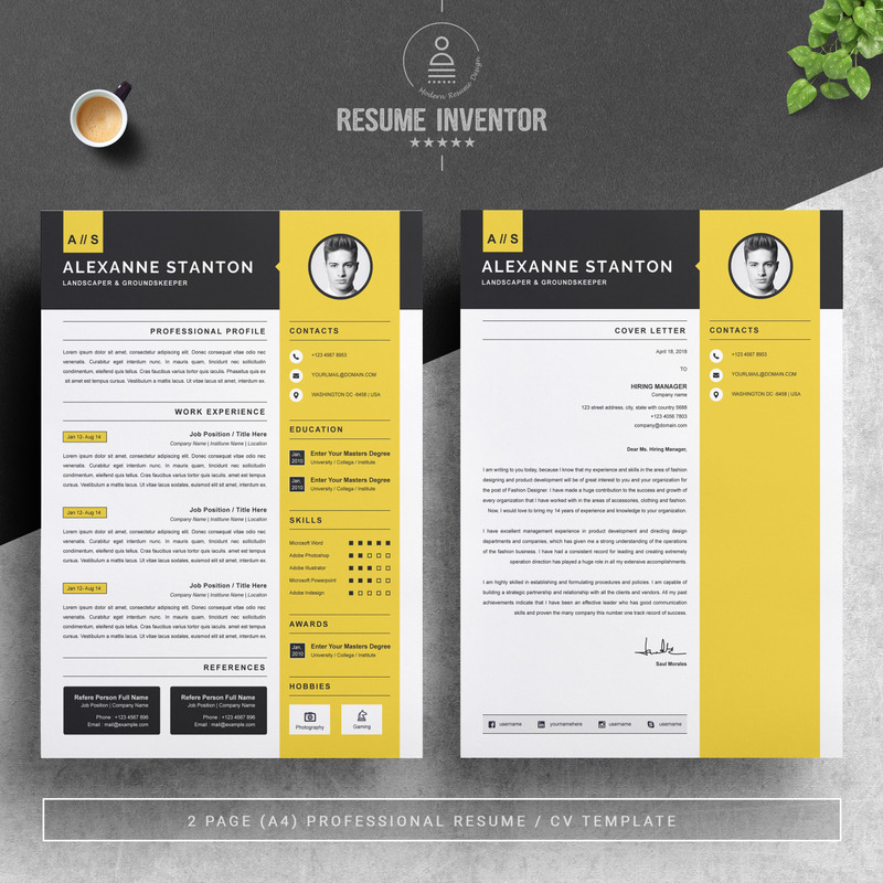 Alexanne Resume Template - Features Image 2