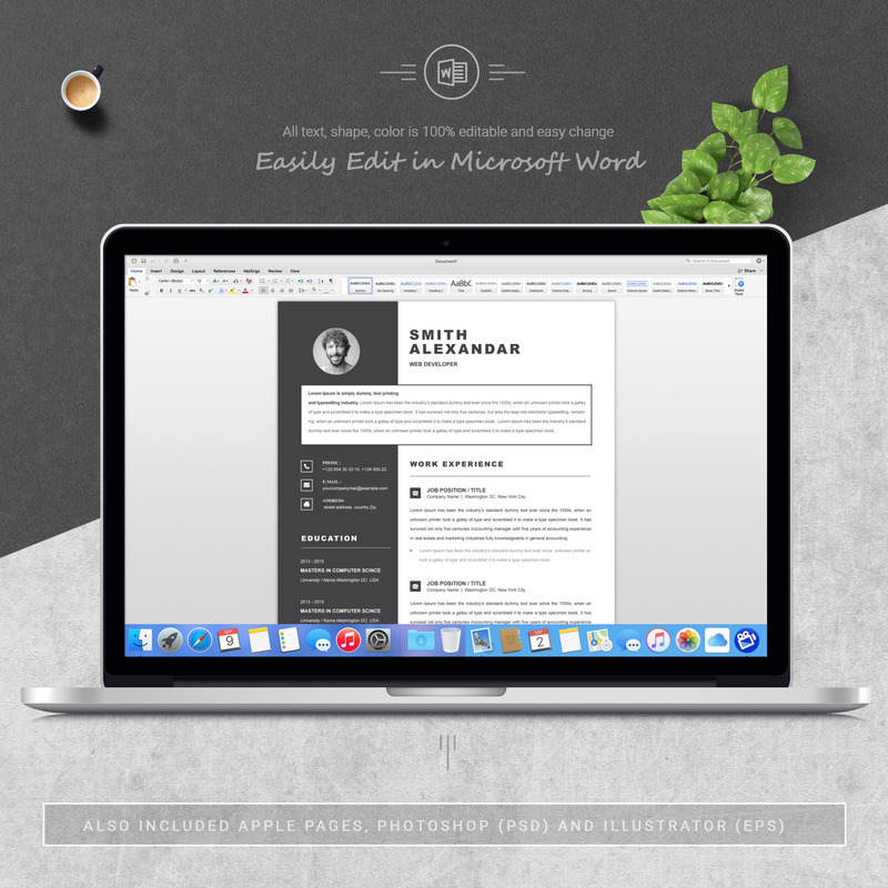 Smith Resume Template - Features Image 5