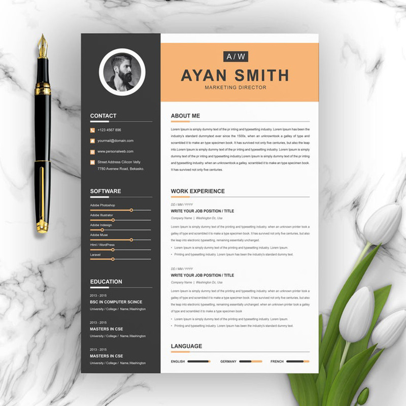 Smith Resume Template - Features Image 1