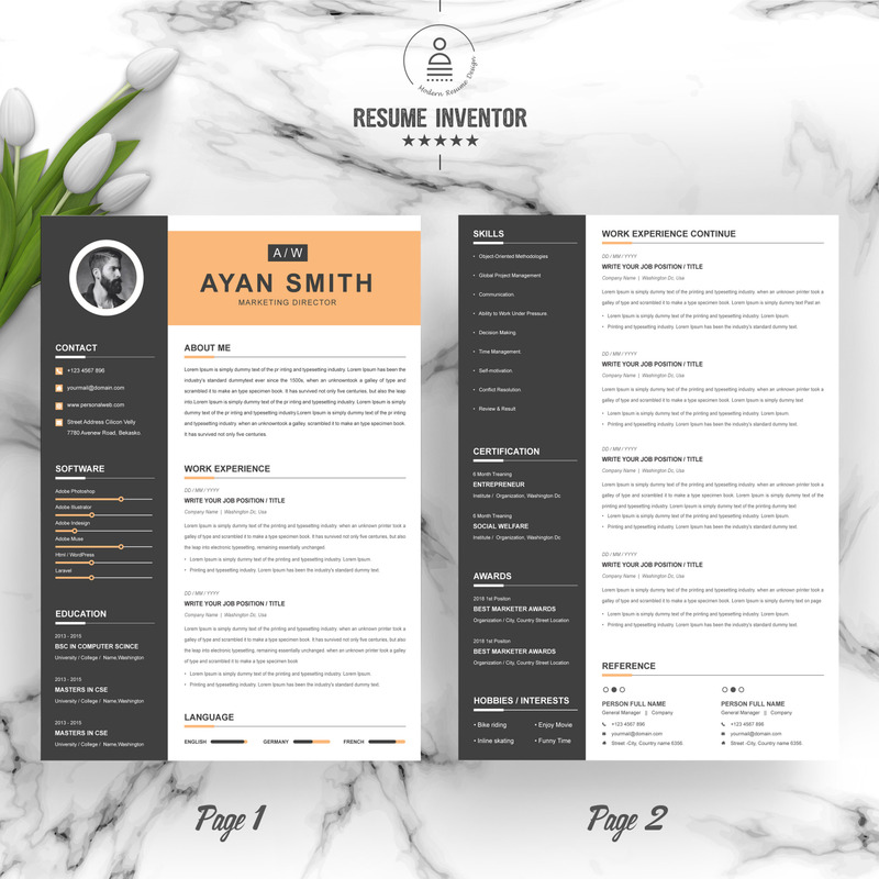 Smith Resume Template - Features Image 2