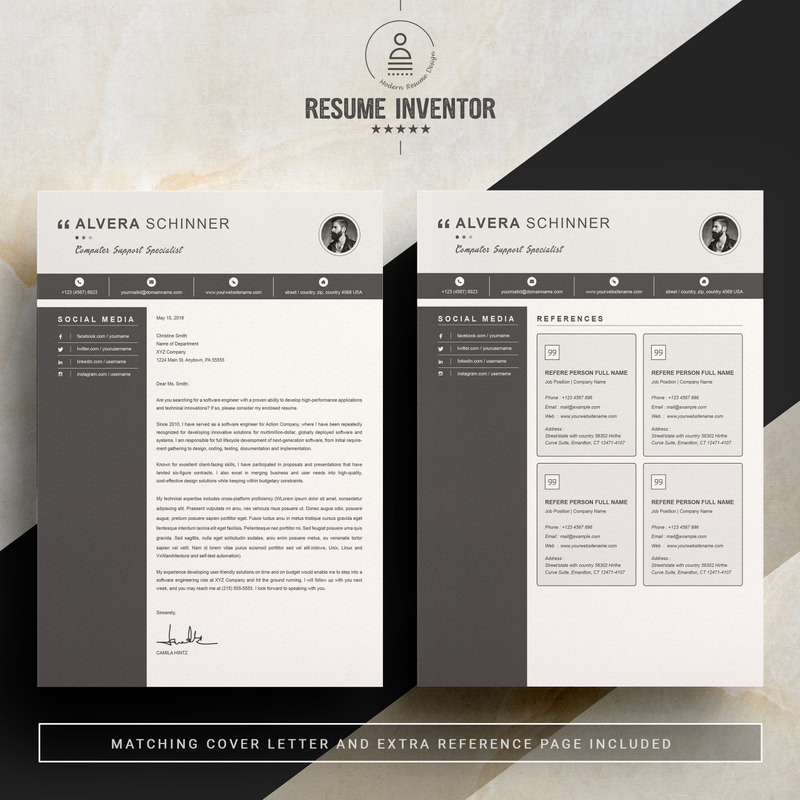 Alvera Resume Template - Features Image 3