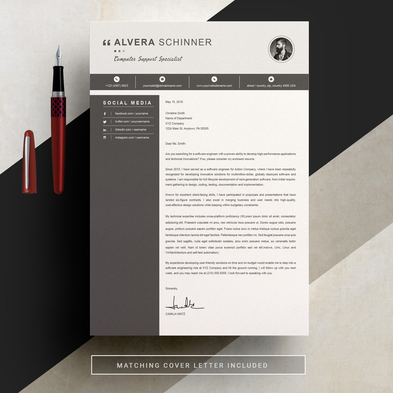 Alvera Resume Template - Features Image 4