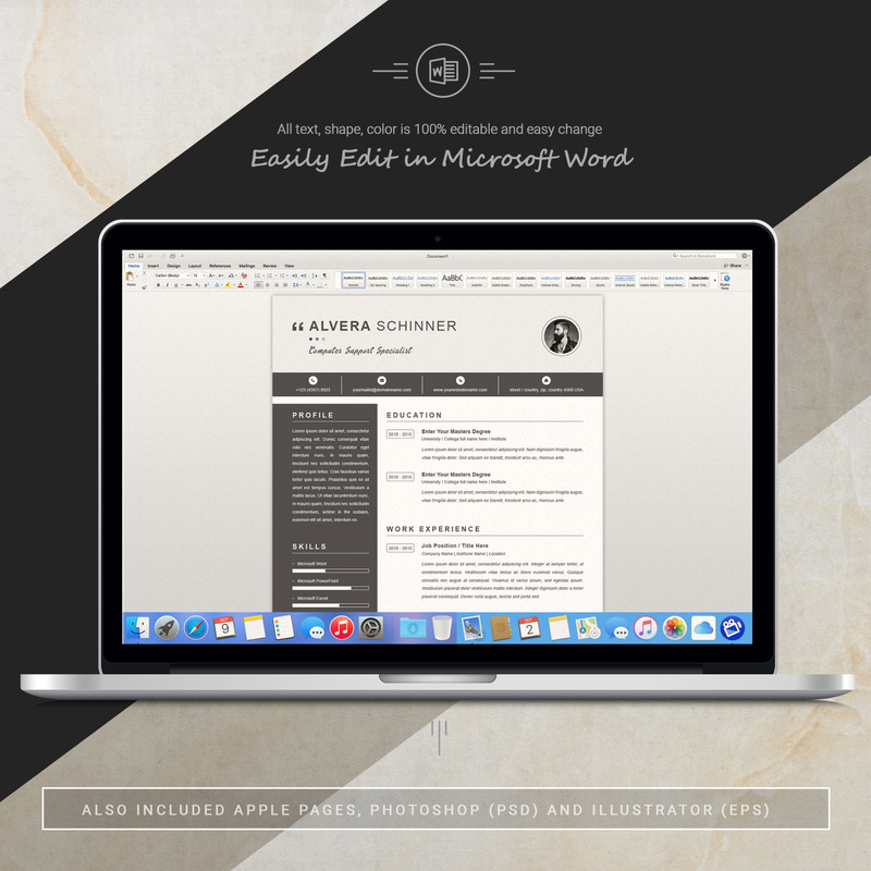 Alvera Resume Template - Features Image 5