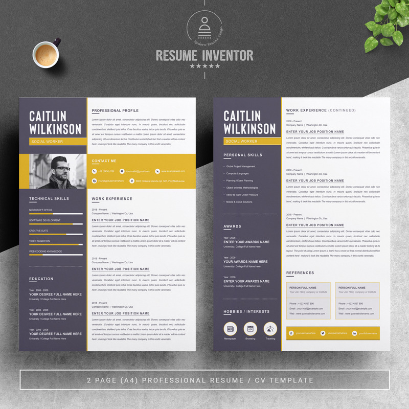 Szablon CV Caltlin - Obraz funkcji 2