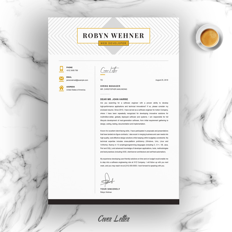 Robyn Resume Template - Features Image 3