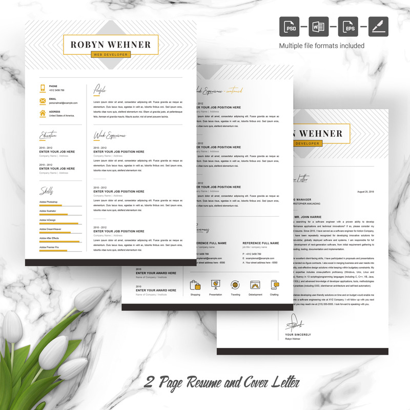 Robyn Resume Template - Features Image 4