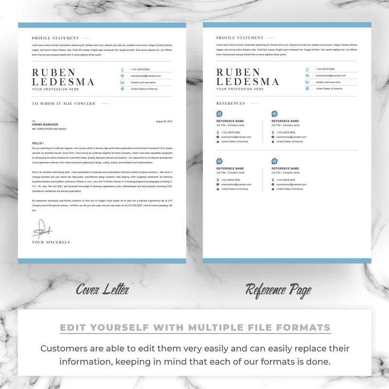 Ruben Resume Template - Features Image 3