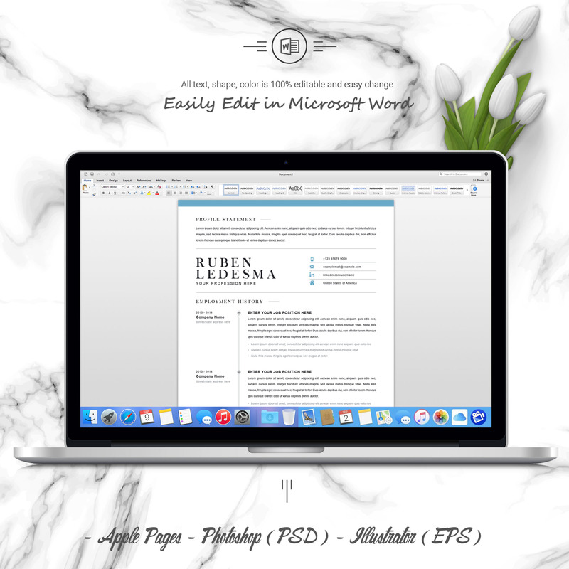 Ruben Resume Template - Features Image 5