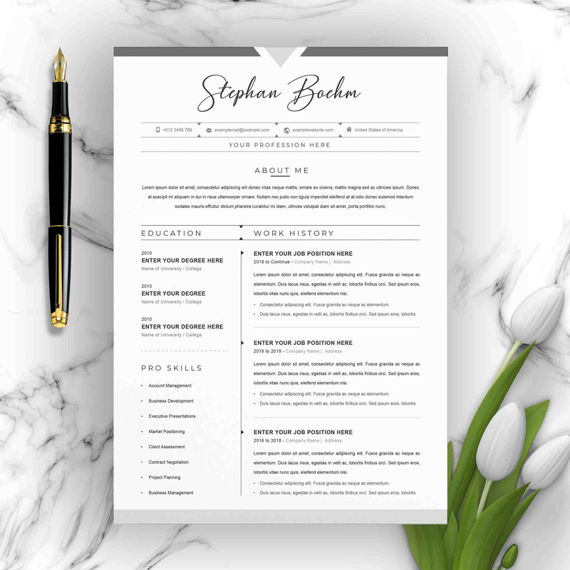 Stephan Bachm Cv Resume Template - Features Image 1