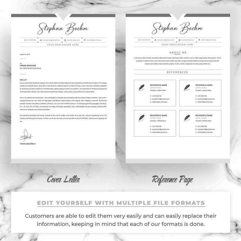 Stephan Bachm Cv Resume Template - Features Image 3