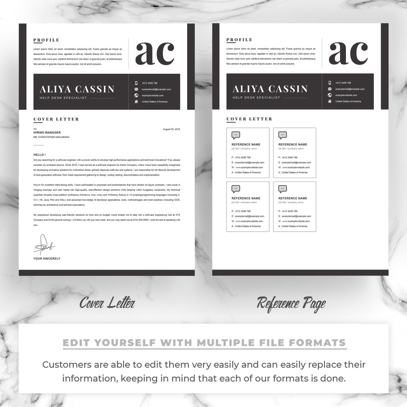 Help Desk Resume Template - Features Image 3