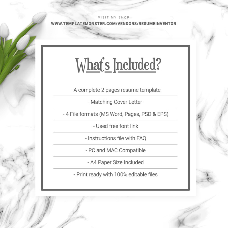 Help Desk Resume Template - Features Image 6