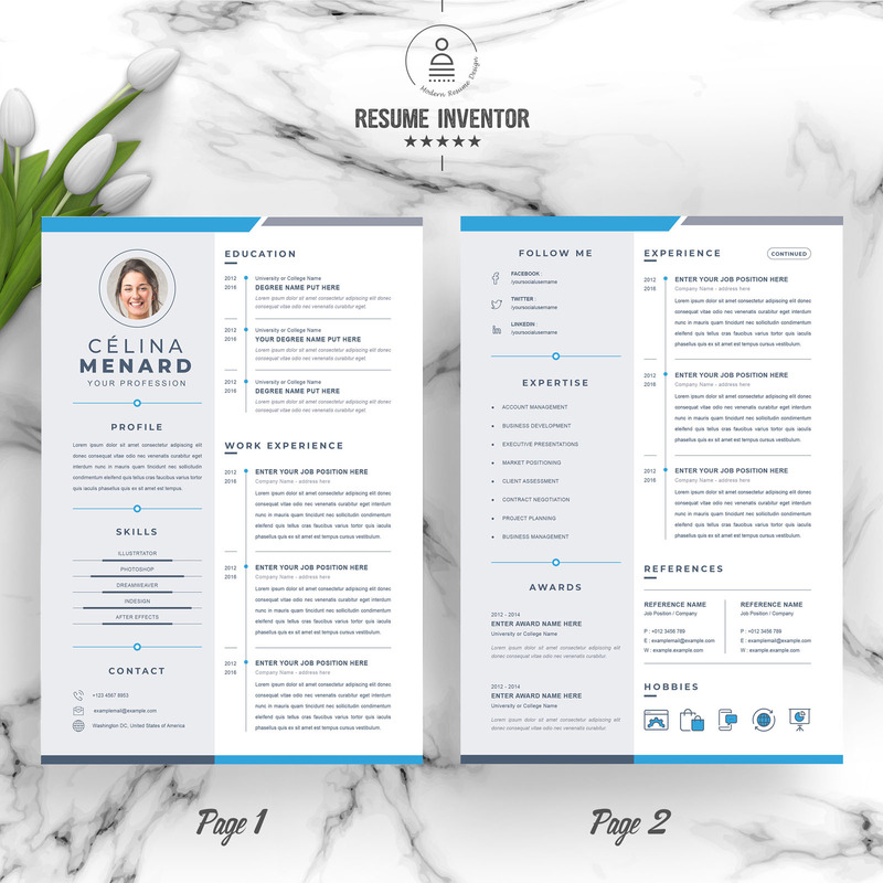 Modèle de CV de Céline - Caractéristiques de l’image 2