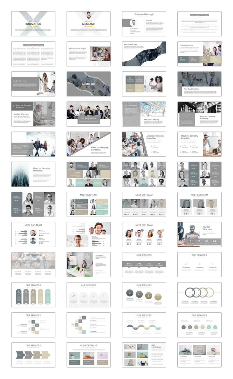 Innovation PowerPoint template - Features Image 1