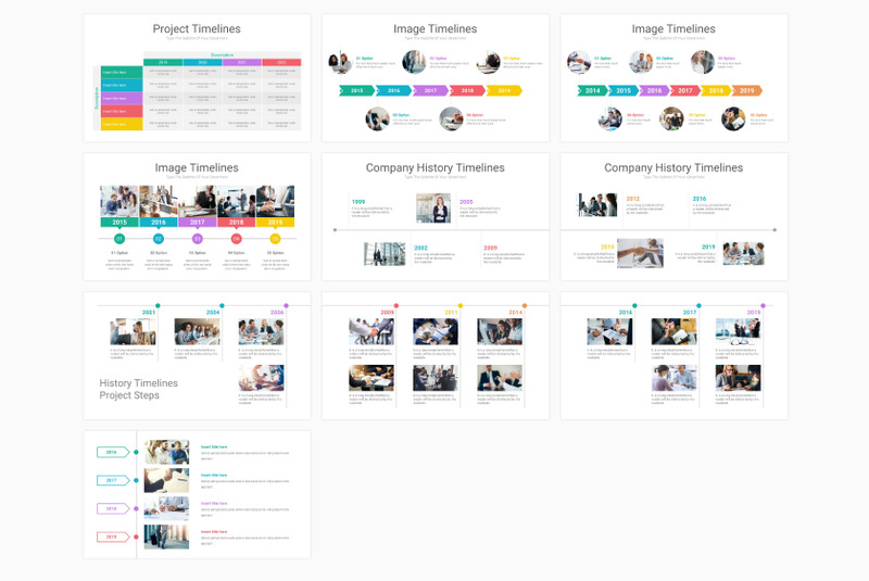 Zeitleisten-Diagramme Google Slides - Eigenschaften Bild 2