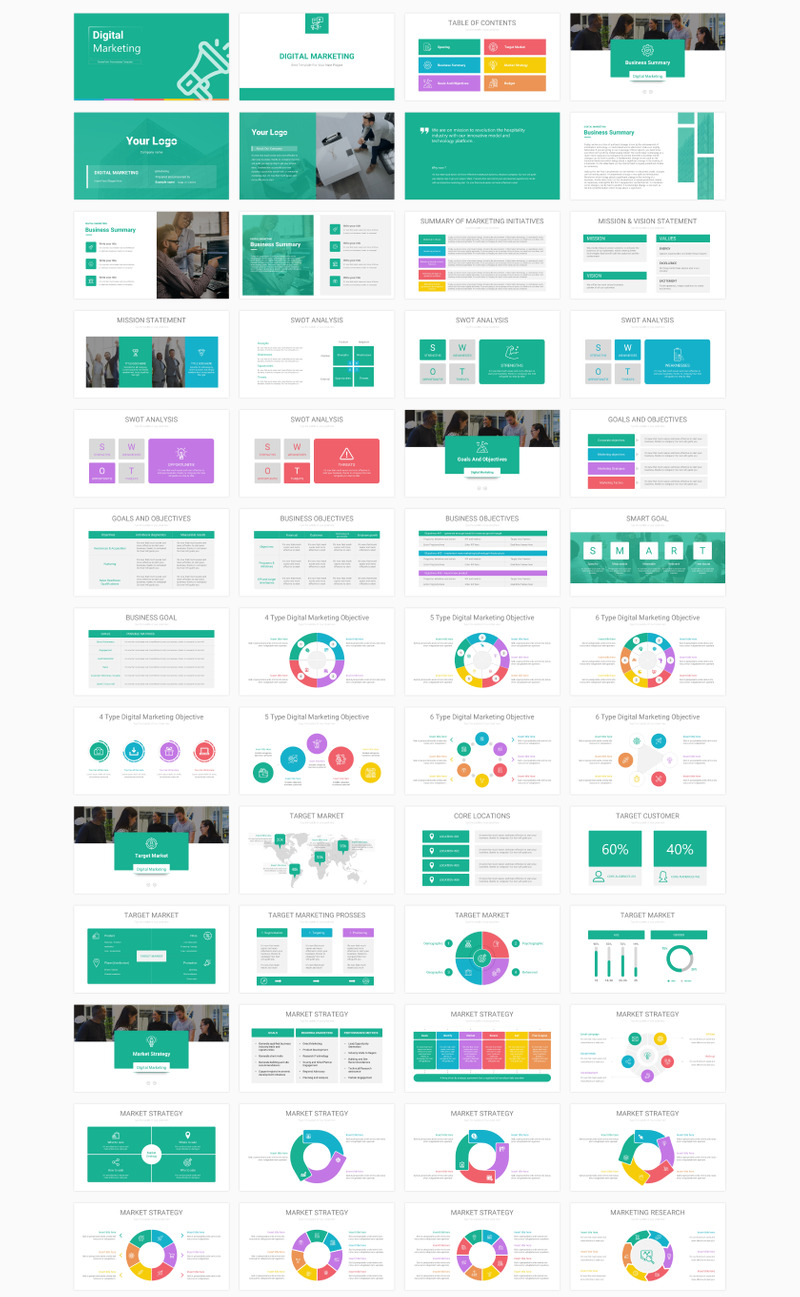 Digital Marketing Keynote Template - Features Image 1