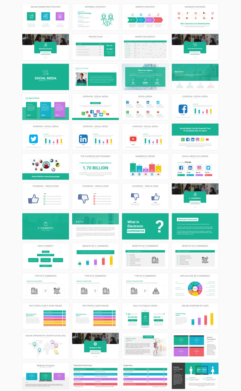 Digital Marketing Keynote Template - Features Image 2