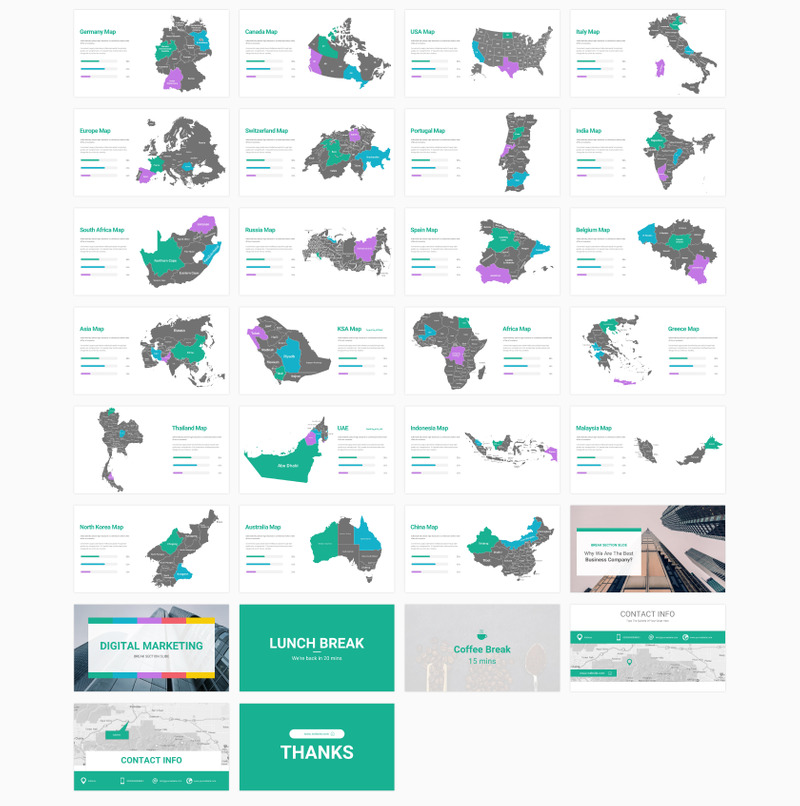 Digital Marketing Keynote Template - Features Image 5