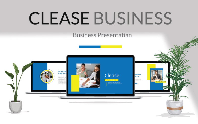 Clease PowerPoint Template - Features Image 1
